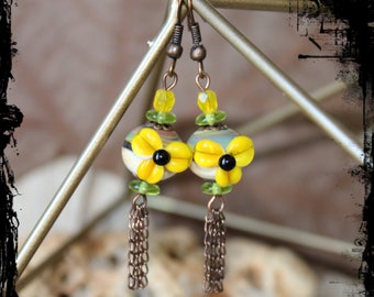 Boucles d'oreilles percées - - Collection Eté -