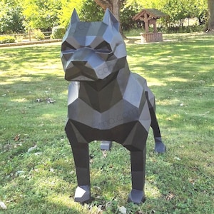 Polygonale Skulpturen aus Metall; Irgendeine Farbe; Keine Montage erforderlich