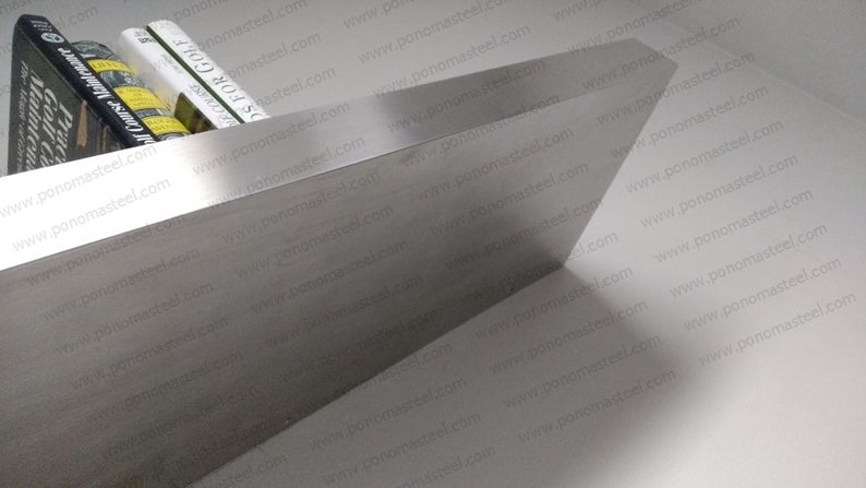 stainless floating shelf