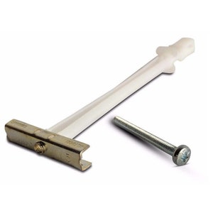 Ferragens especiais para instalação de prateleiras PONOMA® em drywall, gesso, gesso cartonado