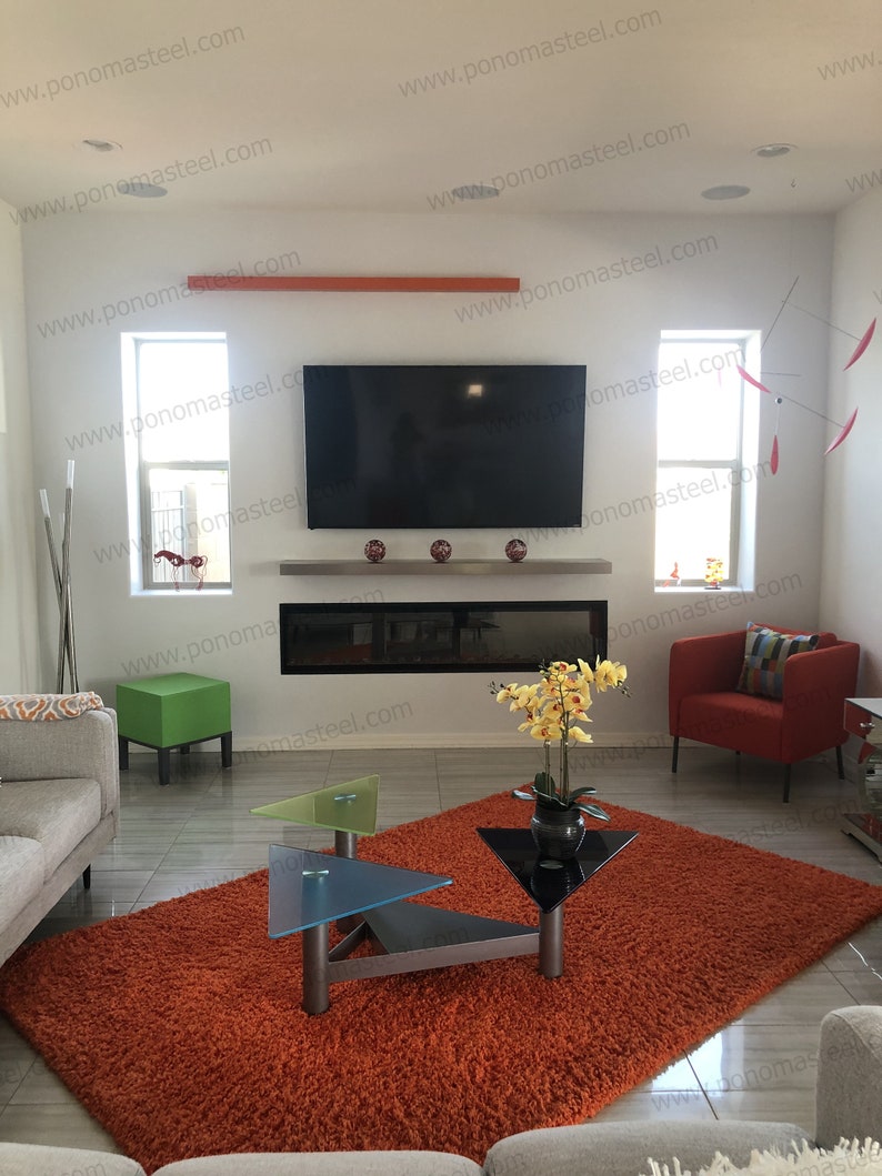 Stainless Steel Floating Shelves PONOMA® for Entryway Etsy