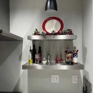 floating shelves for kitchen,
shelves, stainless steel shelf, metal shelves