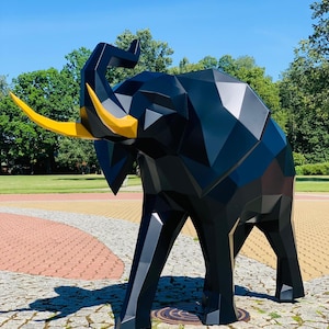 Stainless Steel Animal Sculpture: Life Size Outdoor Garden Art
