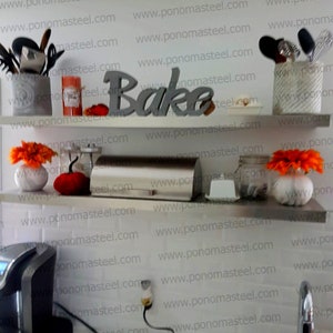 stainless steel shelves
