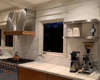 Stainless Steel Floating Shelves: Heavy Duty Metal Shelf
