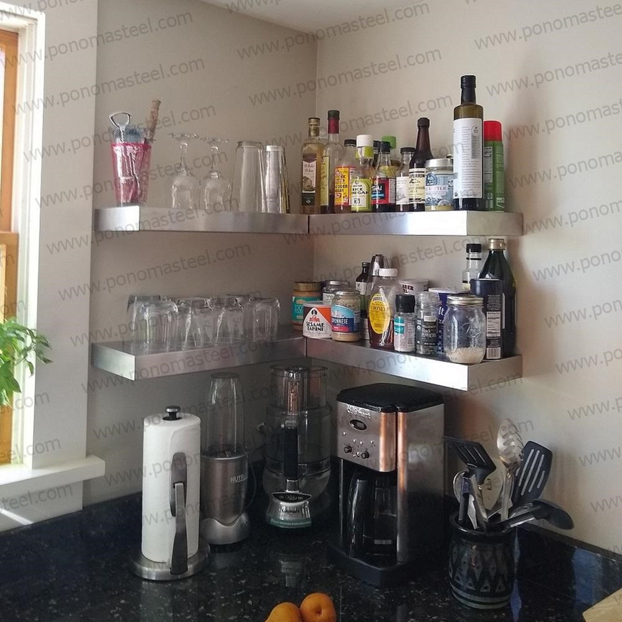 Edelstahl Küche schwimmendes Regal: Für Bad Leben | Etsy