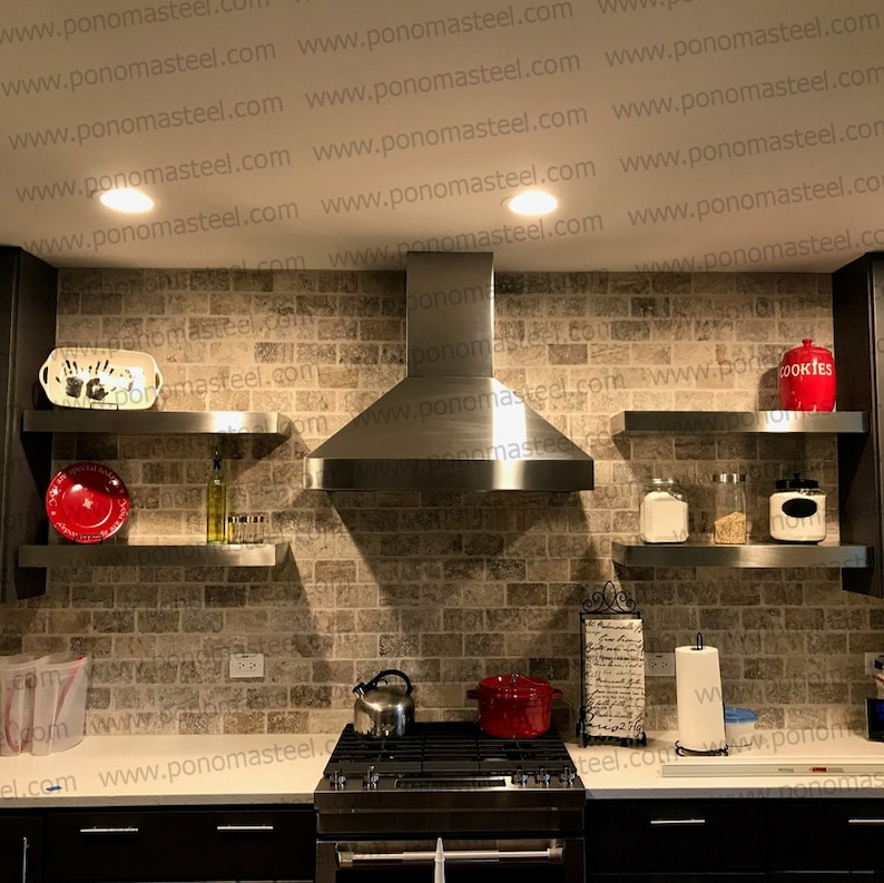 Stock Range of Stainless Steel Floating Shelves PONOMA for Etsy