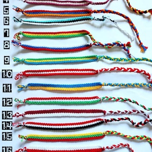 Brasilianskt armband, flaggdesign.