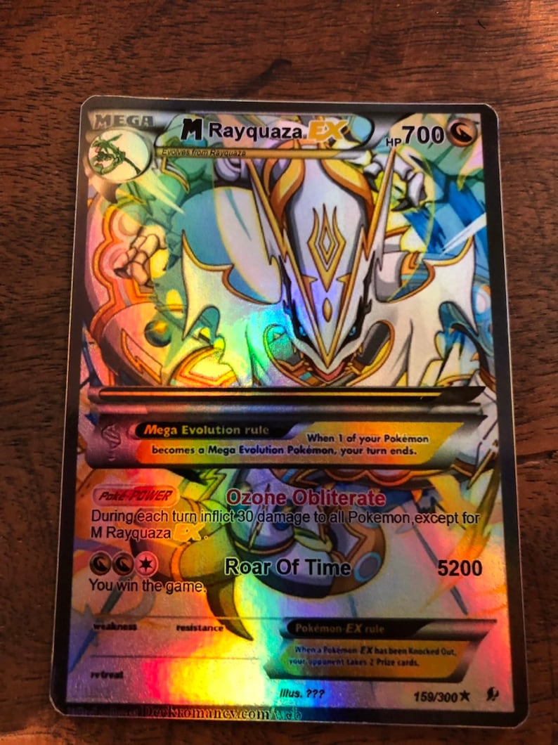 Mega Rayquaza Ex Full Art Shiny Price - PELAJARAN