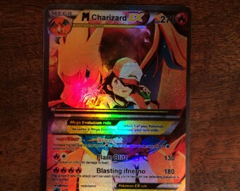 Mega Charizard Ex Gx Pokemon Orica Proxy Card
