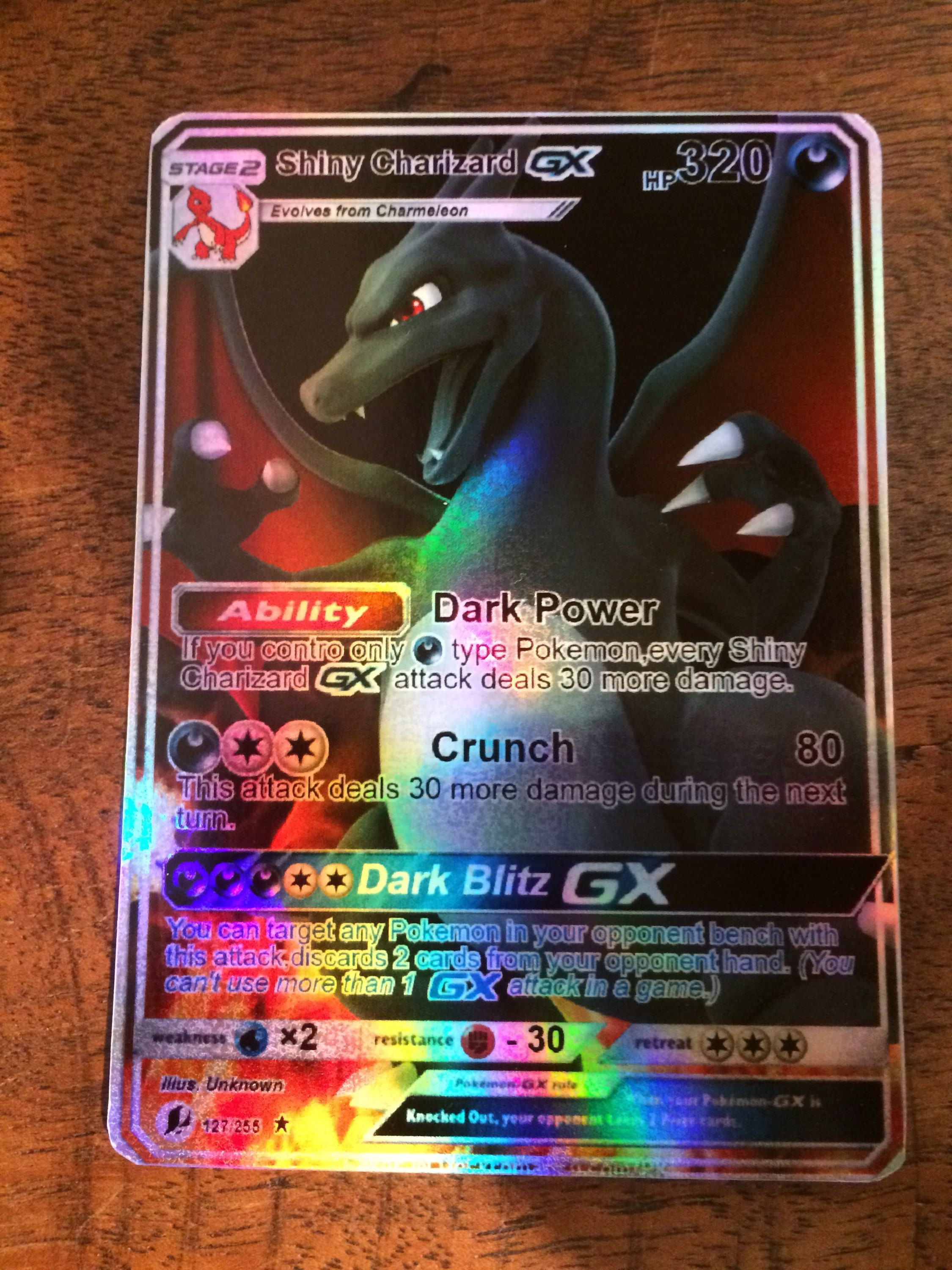 Mega charizard shiny ex gx pokemon orica proxy card | Etsy