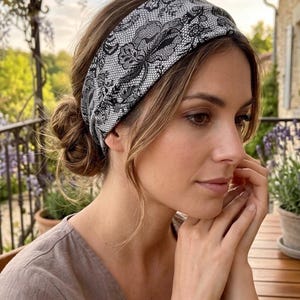 Bandeau cheveux femme stretch – lycra doux, confortable toute la journée