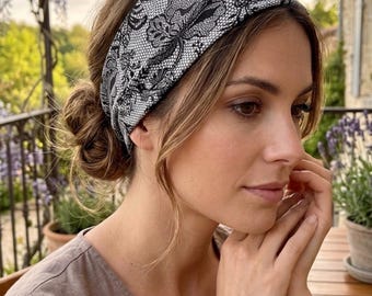Women's stretch headband – soft lycra, comfortable all day long