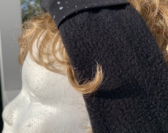 Women's fleece headband – Warm headband – Winter hair accessory – Cozy gift for women