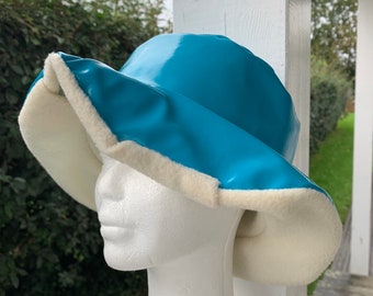 warm winter women's rain hat