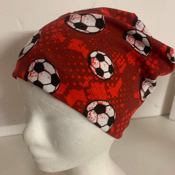 bonnet chimio Owen rouge foot