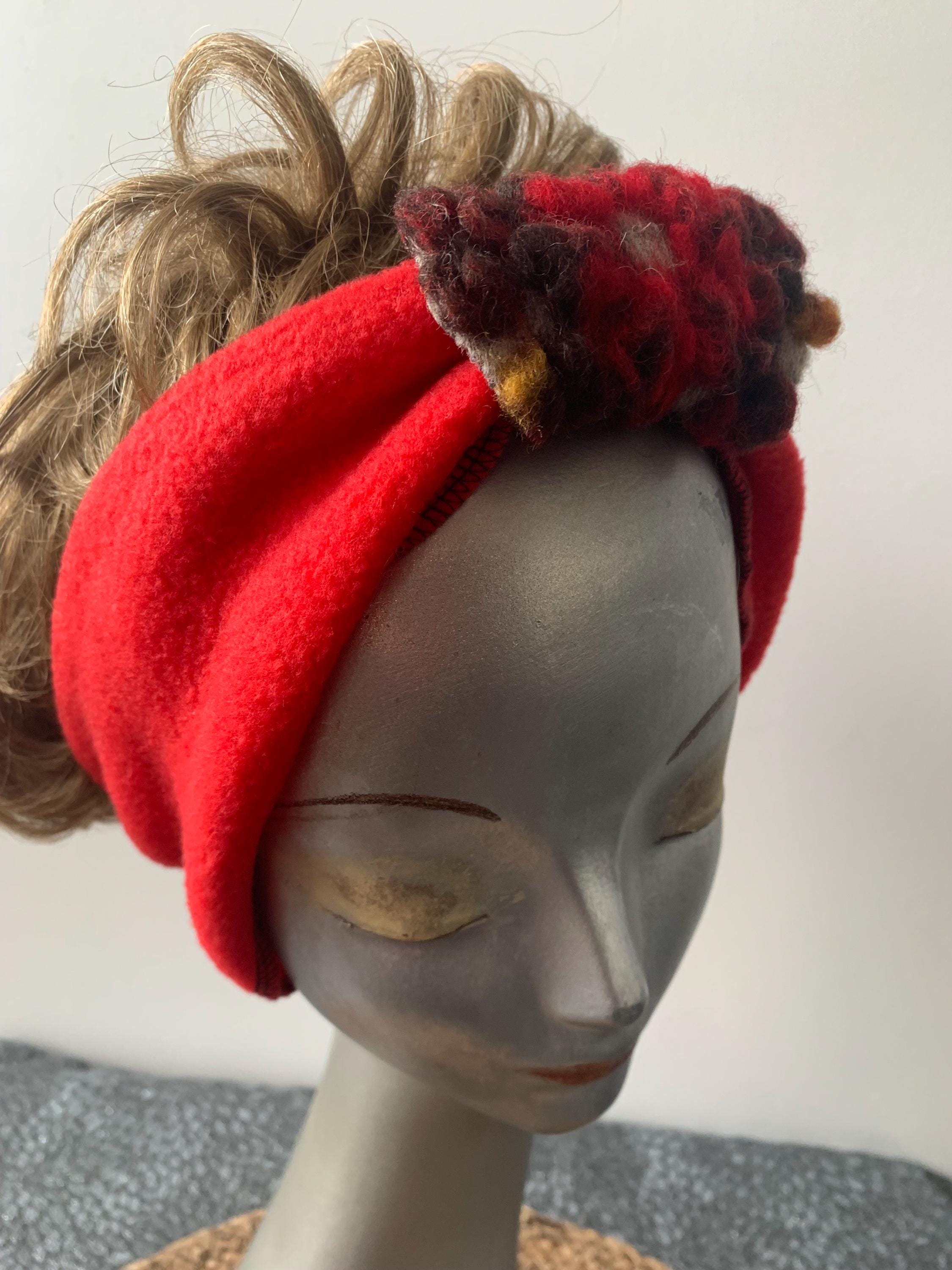 Fascia Per Capelli Incrociata, In Morbido Pile, Da Donna | Merceria E Tessuti - Foto 6