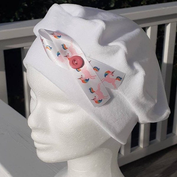 Bonnet enfant blanc hiver enfant