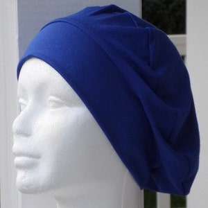 women&#39;s royal blue chemo cap