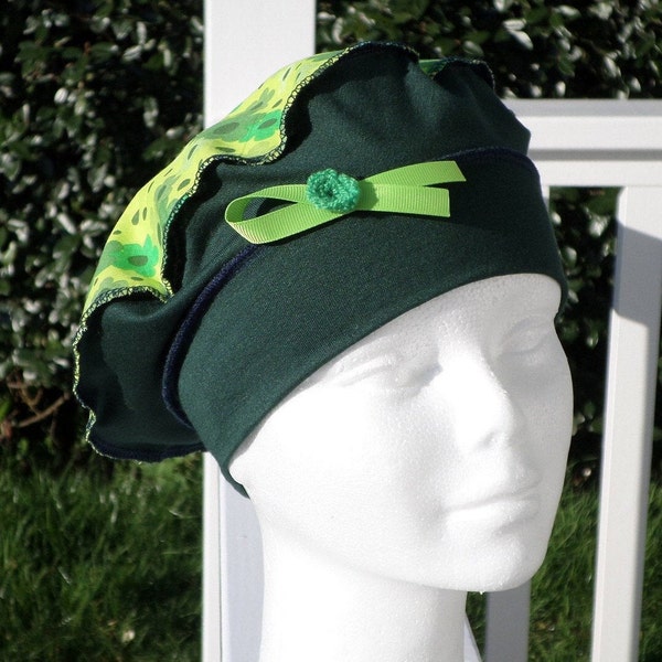 fine and soft green hat for child gift