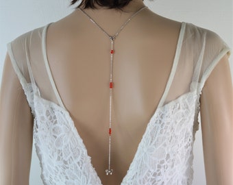 Collier et bijou de dos en acier inoxydable M203