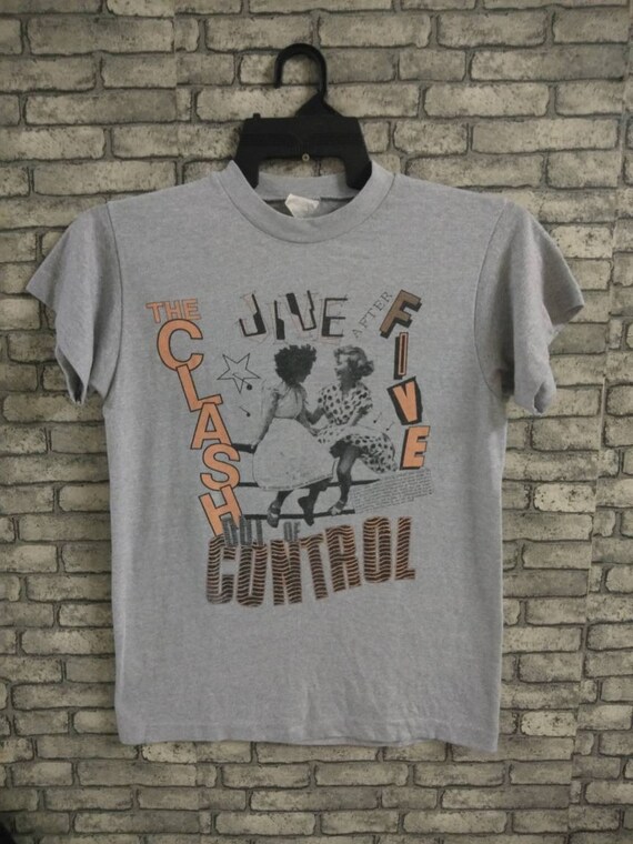 vintage rare the clash band shirt/sex pistols/ramo