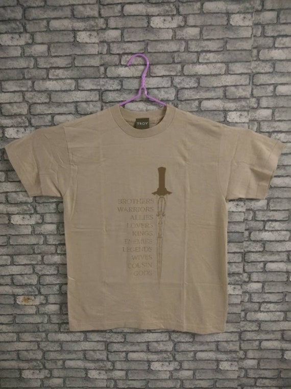 troy movie shirt/movie/drama/brat pitt