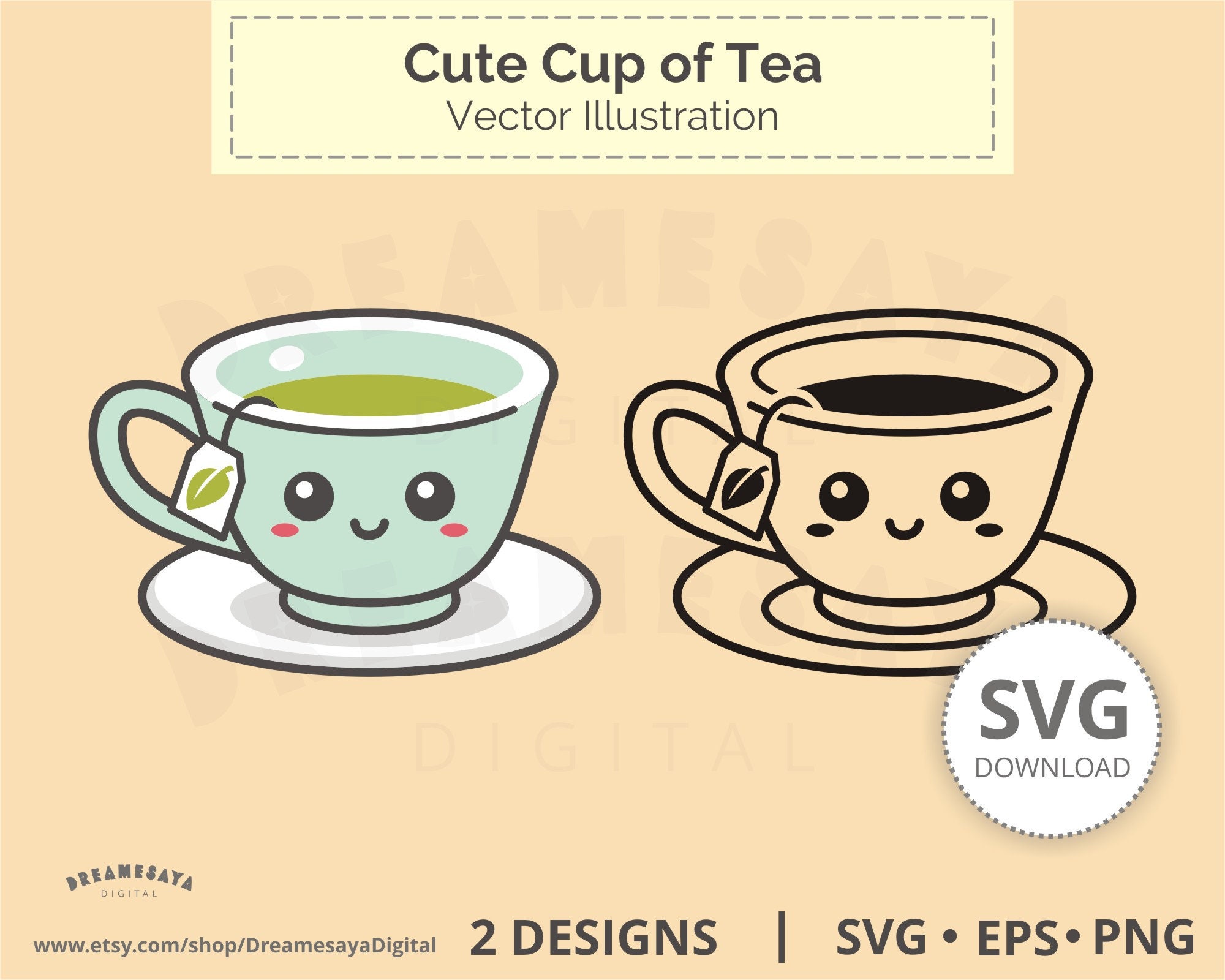 Cute Tea Cup - Etsy Cute Tea Cup - Etsy