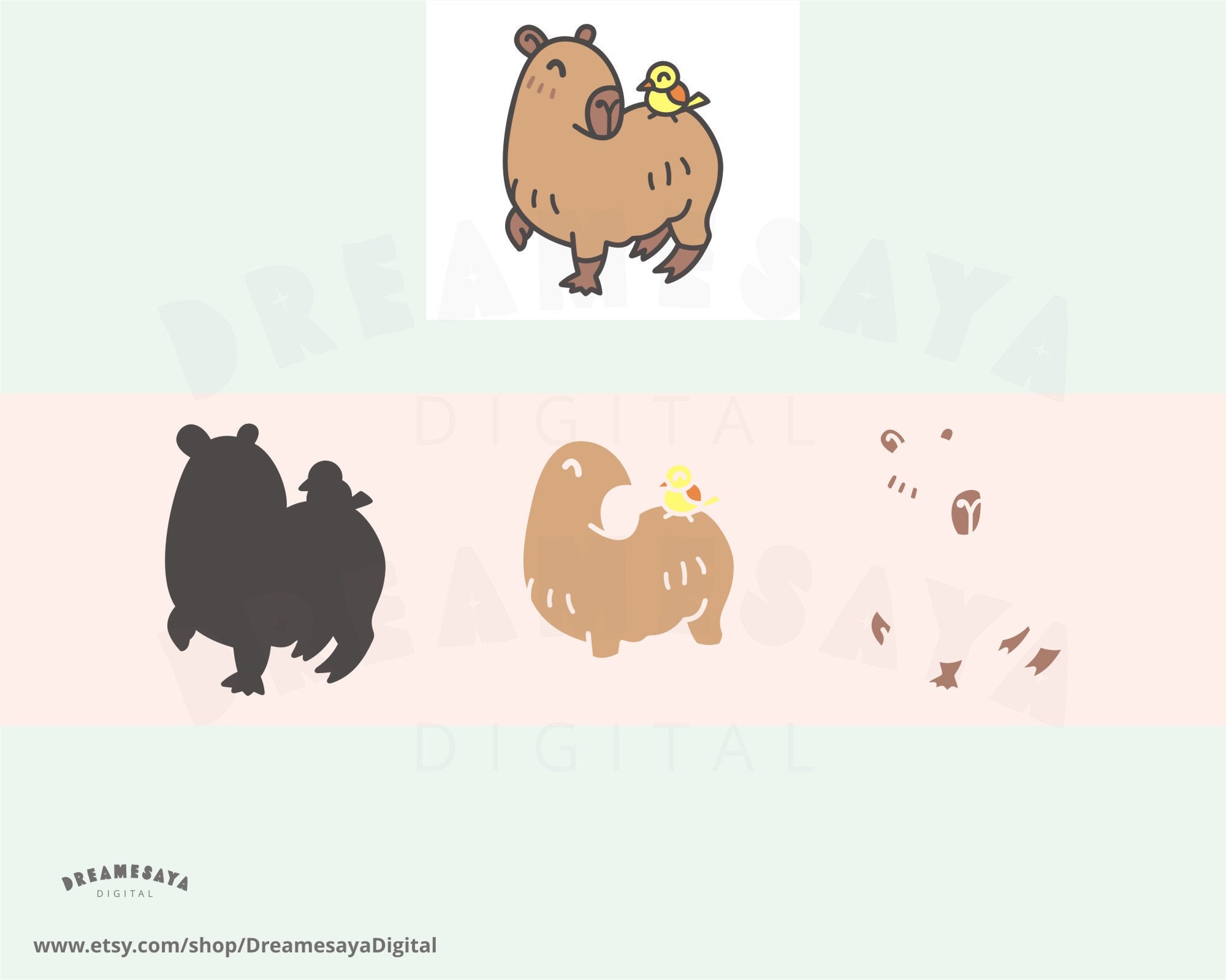 Baixe Capybara Adorável Usando um Chapéu Ornamental PNG - Creative