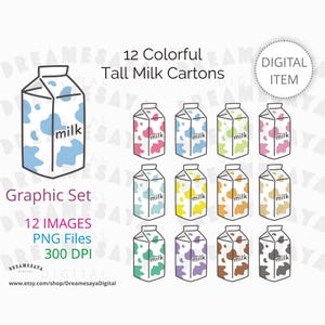 Melkpak clipart png decorontwerp voor commercieel gebruik