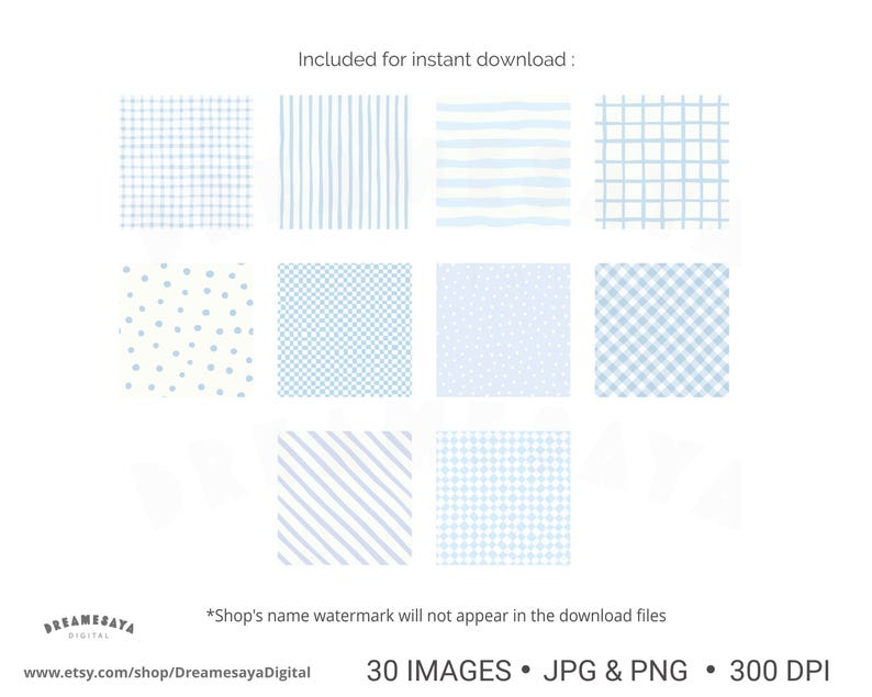 Blue Frames Clipart PNG Hand Drawn Pattern Background for Invitations ...