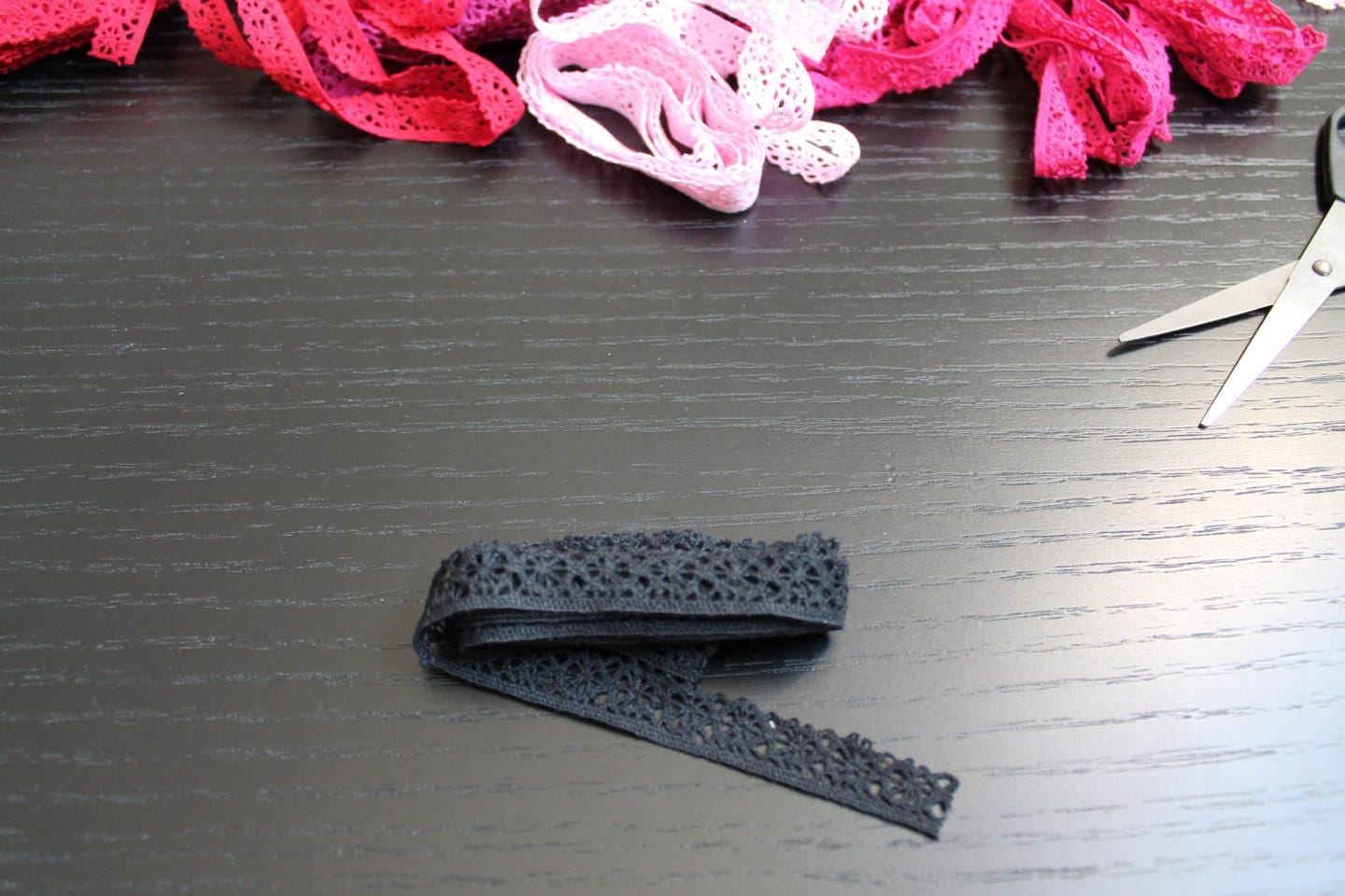 Narrow Black Satin Ribbon 6 Mm 1/4 Double Faced Pure Black Satin Ribbon Thin  Midnight Black Gift Wrapping Ribbon 