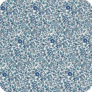 LIBERTY blue fabric coupon, Katie and Millie