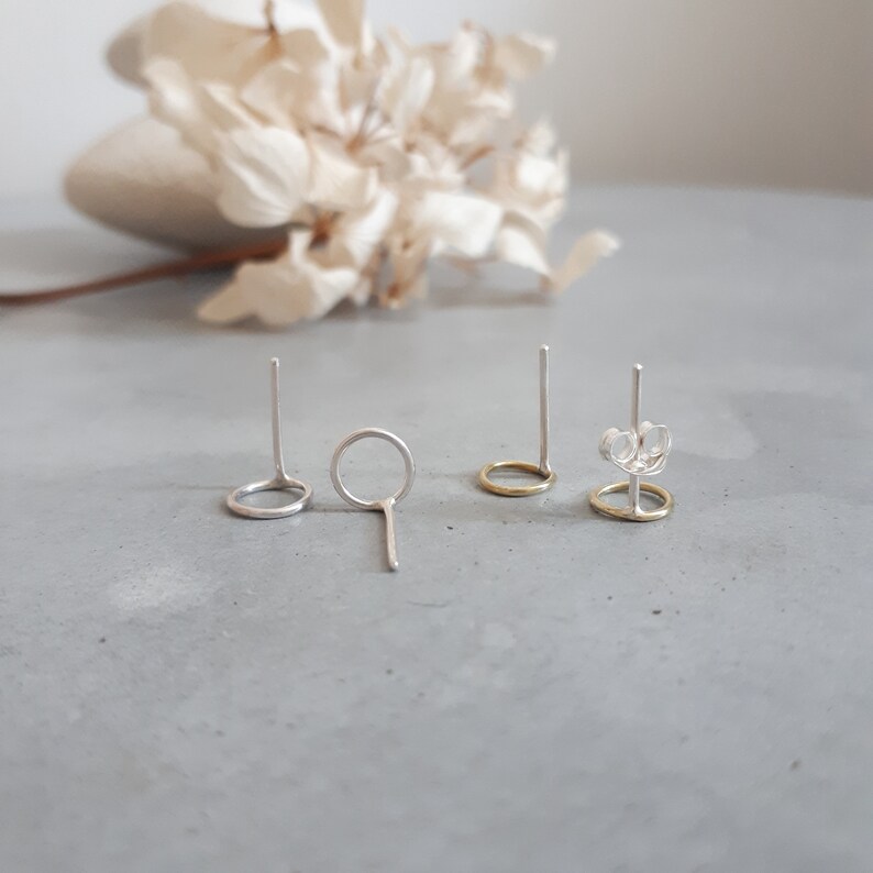 small ring type earrings