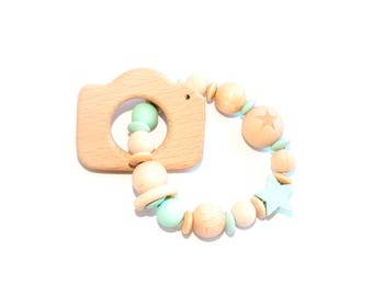Organic teething rattle My Camera