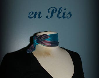 Les Petites Lyons - Little Blue retro scarf