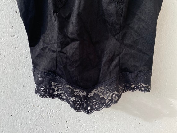 Vintage 90s Black Lace Cami Lace Cut Outs Lingeri… - image 4