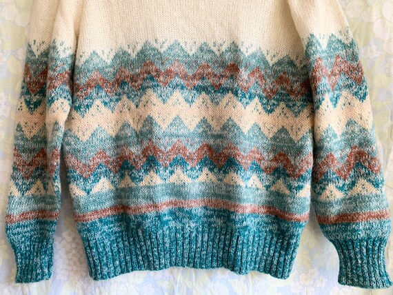 Vintage Soviet Mohair Sweater Natural Wool Jumper Kni… - Gem Vintage Soviet Mohair Sweater Natural Wool Jumper Kni… - Gem