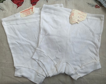 Vintage Soviet Kids Girls Underwear 100% Cotton Underpants Thick Long Leg High Waisted USSR design 5 Toddler Retro Soviet MARAT New Tags