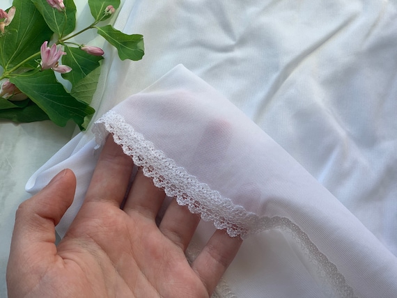 Vintage Soviet Slip Nightgown XS Lingerie Underwe… - image 5