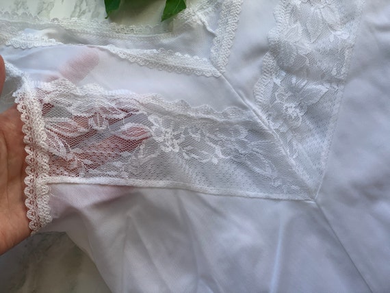 Vintage Soviet Slip Nightgown XS Lingerie Underwe… - image 4
