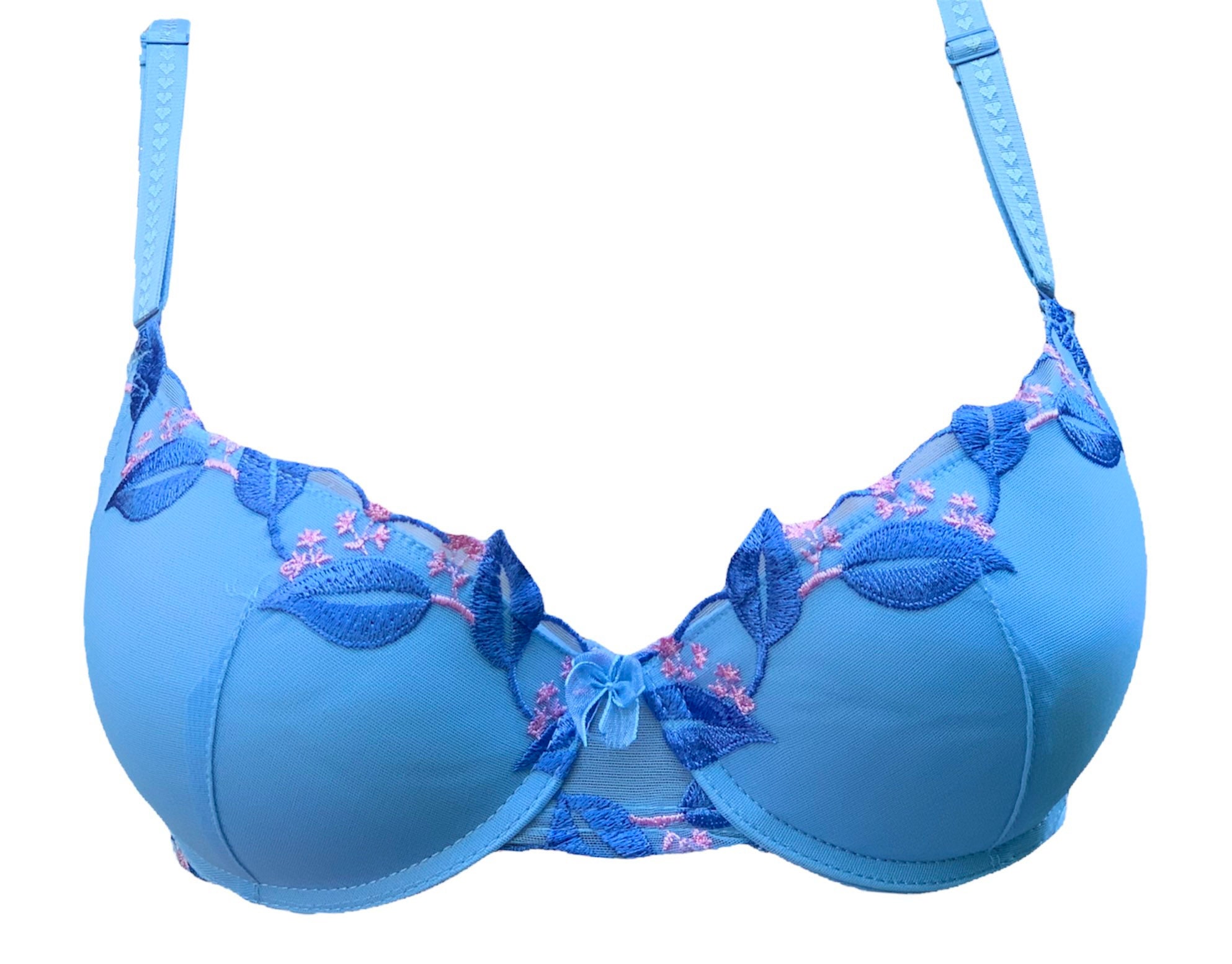 Vintage Lace Bra 90s Y2K Soft Fairycore Pastel Bra Blue Lace Etsy