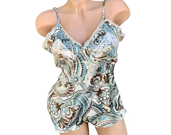 Vintage 90s Y2K Cami Top Groovy 90s does 70s Styl… - image 2