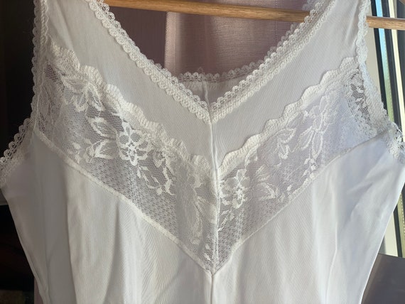 Vintage Soviet Slip Nightgown XS Lingerie Underwe… - image 2