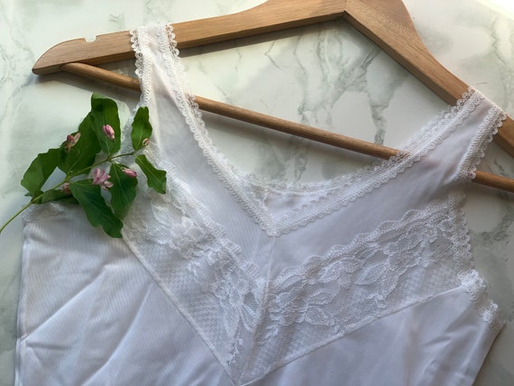 Vintage Soviet Slip Nightgown XS Lingerie Underwear. … - Gem