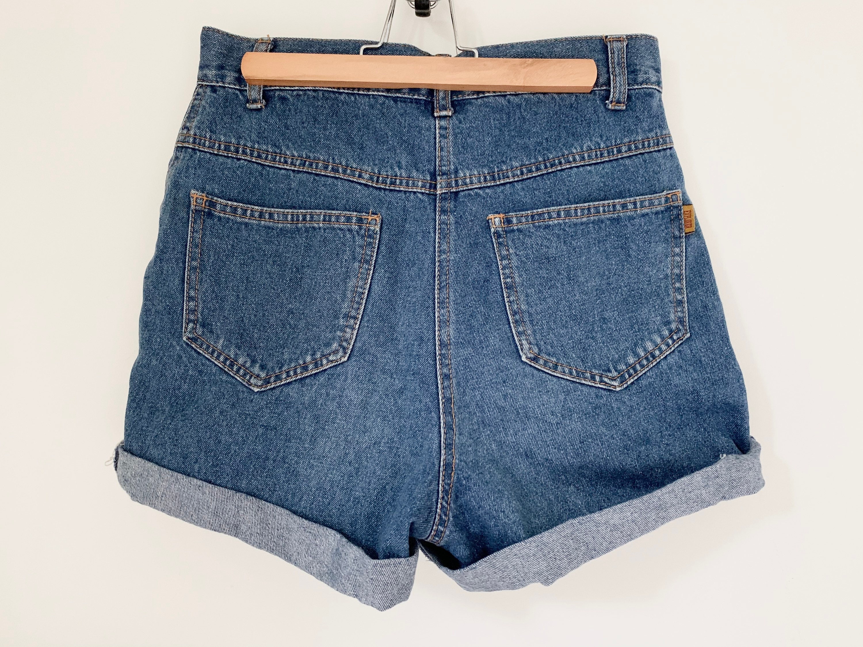 Vintage 90s Light Denim Shorts Mom 