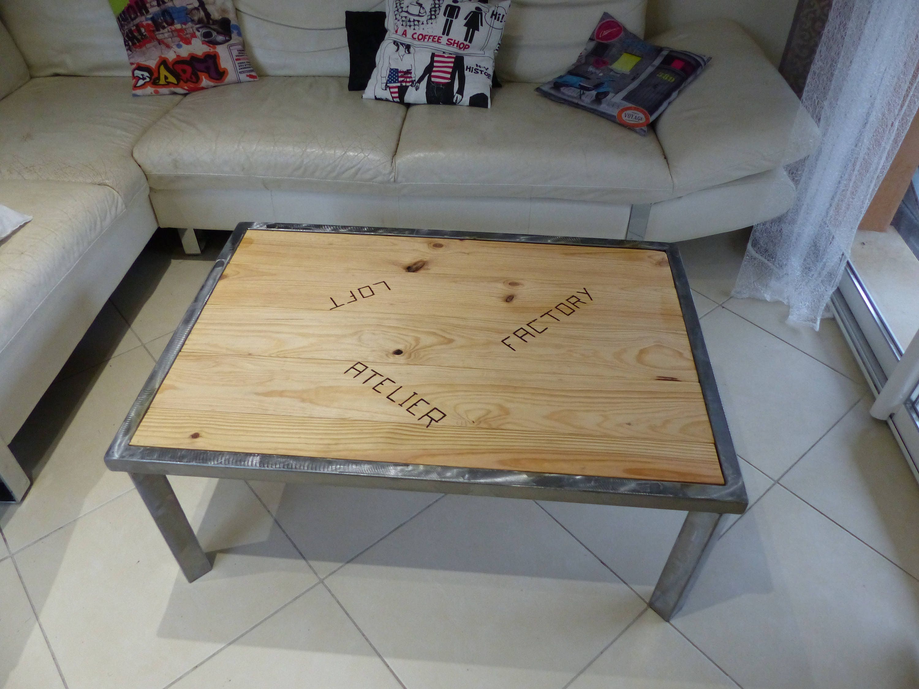 Table Basse Industrielle