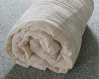 100% Wool Duvet Insert with a Cotton Muslin Cheesecloth Covering