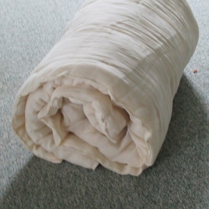100% Wool Duvet Insert with a Cotton Muslin Cheesecloth Covering