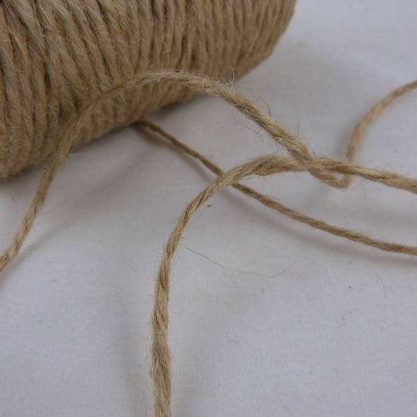 Ficelle X2 m de jute couleur naturelle